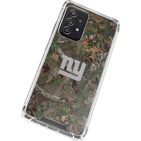 NFL New York Giants Realtree Xtra Green Camo Galaxy A52 5G Clear Case